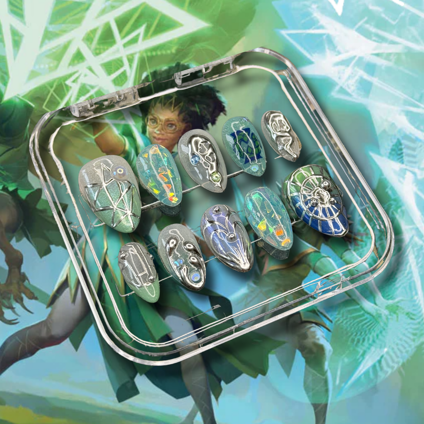 Quandrix Nails